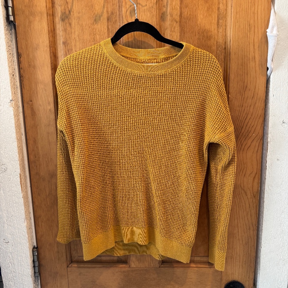 REI Wallace Lake Waffle Sweater Size XS